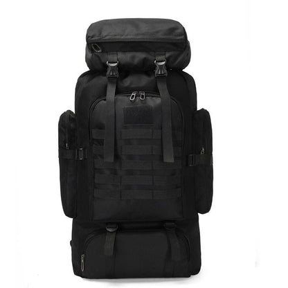 80L Hiking Backpack with MOLLE Webbing – Heavy-Duty 600D Oxford Pack for Multi-Day Treks & Camping Trips