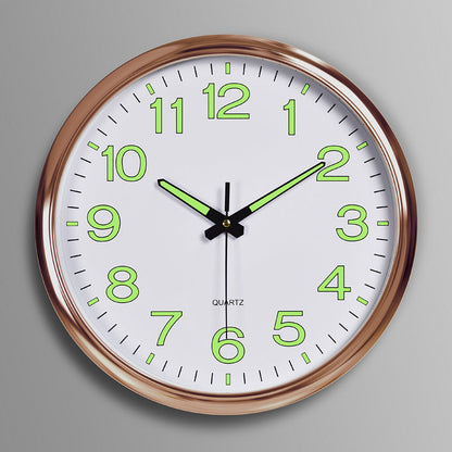 Illuminated LED Wall Clock – 12" Round Digital Display Clock with Backlight for Living Room, Bedroom & Office