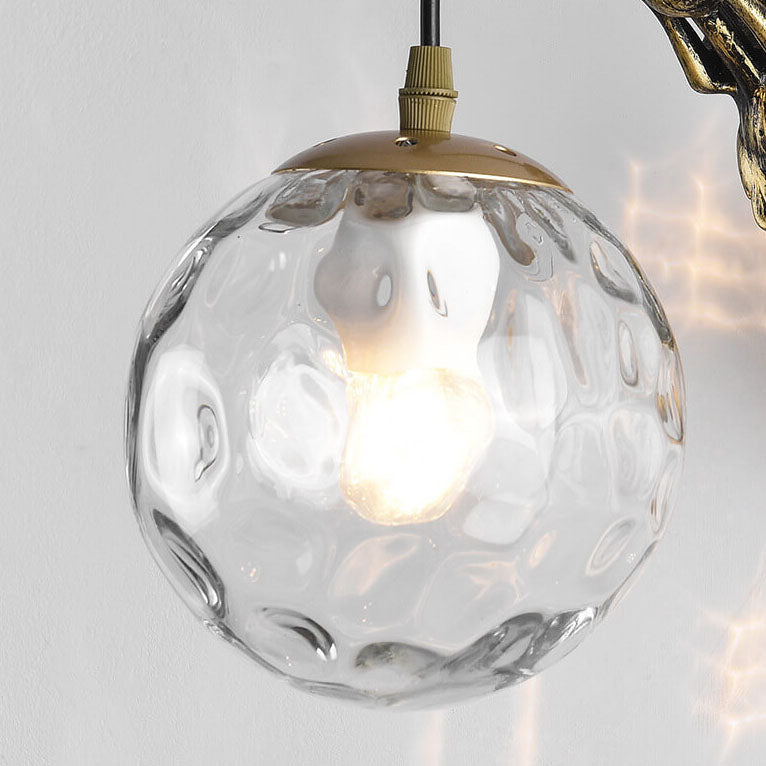 Sconce Fixture Hardwired E26 Socket Metal Glass Shade Bedroom Living Room Hallway Accent Lighting Modern Interior Decor Wall Mounted 10 in
