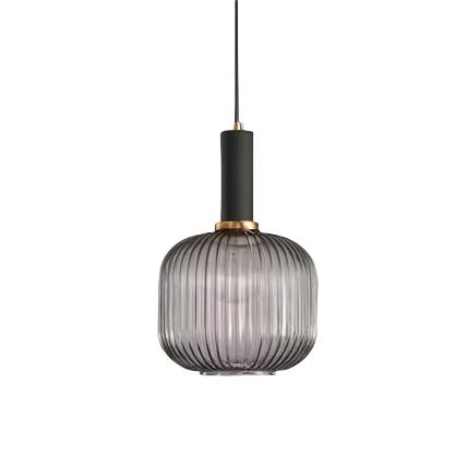 Tinted Glass Drop Ceiling Fixture E27 Socket 12 in Shade for Dining Room Kitchen Island Bar Lounge Adjustable Cord Scandinavian Inspired Hom