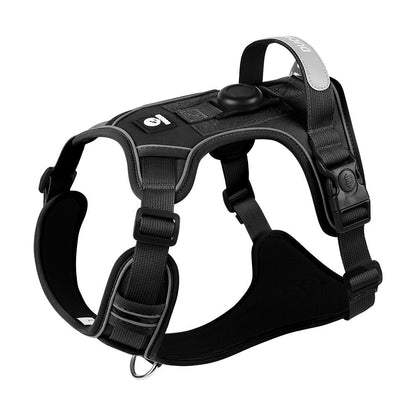 Adjustable Anti-Pull Dog Vest with Front Clip and Reflective Trim for Small to Large Breeds