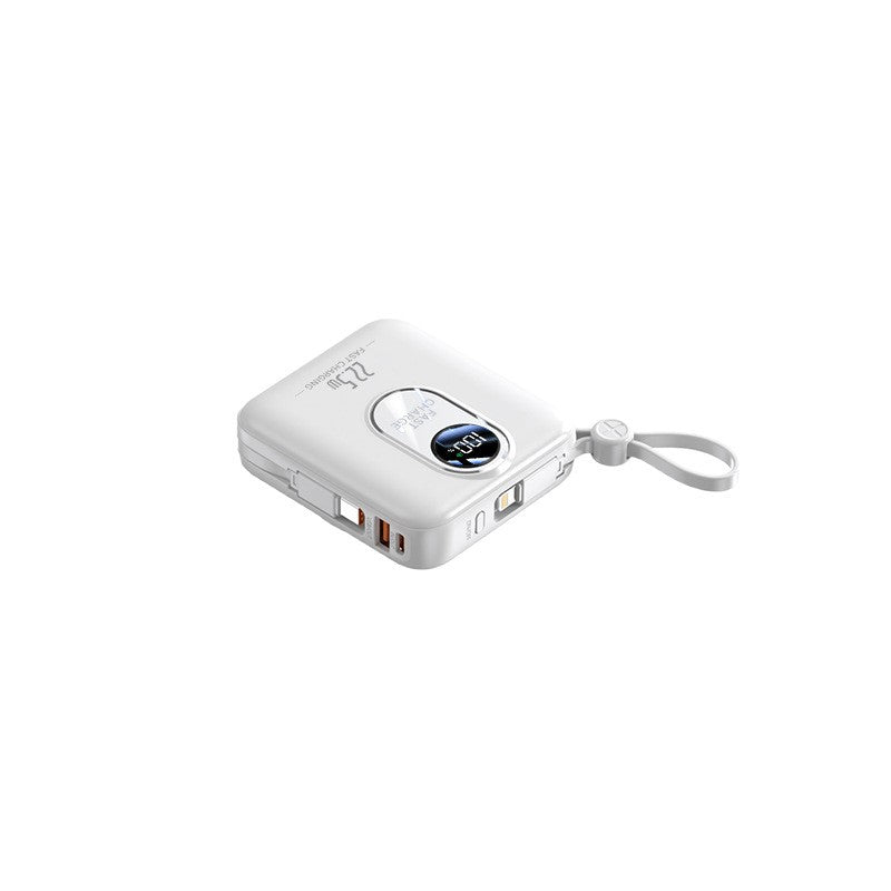 Portable Charger | Mini Power Bank with Fast Induction Charging | Compact Design for On-the-Go Convenience