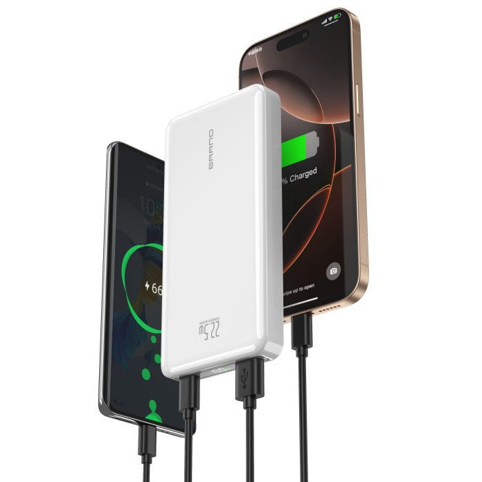 Portable Fast Charging Power Bank with LED Display | Compact Design for On-the-Go Charging