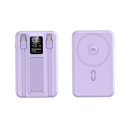 Portable Wireless Power Bank with Fast Charging & Digital Display | Compact Design for On-the-Go Charging