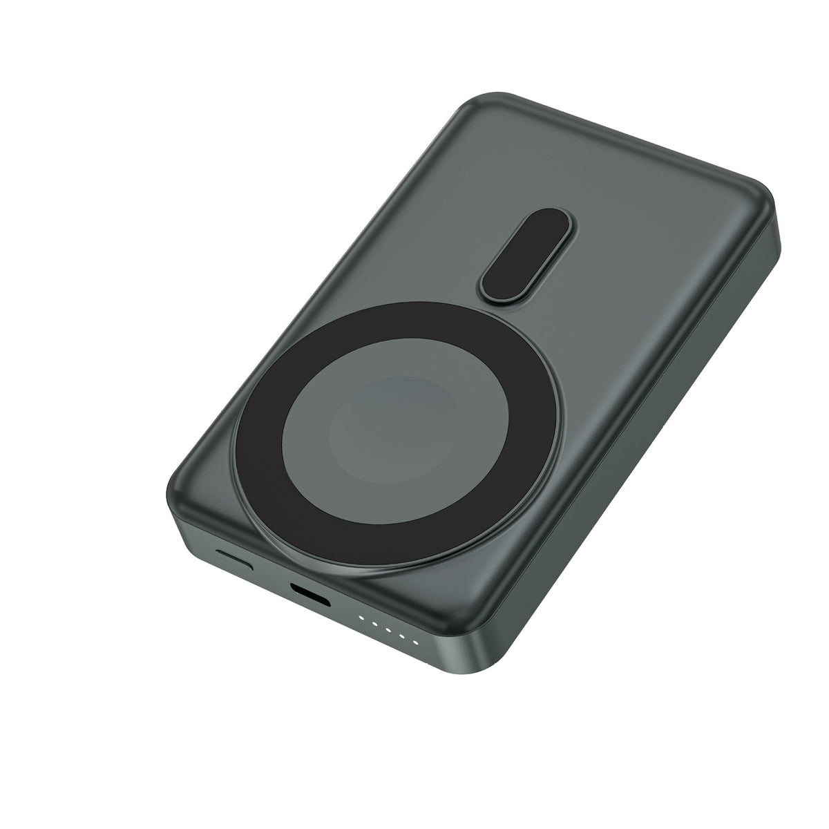 Magnetic Power Bank | High-Speed Charging with Integrated Qi Technology | Compact Design for On-the-Go Convenience