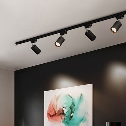 Adjustable LED Ceiling Spotlight Bar — 3, 4, or 5 Heads with Rotatable Track Mount for Kitchen, Living Room & Bedroom