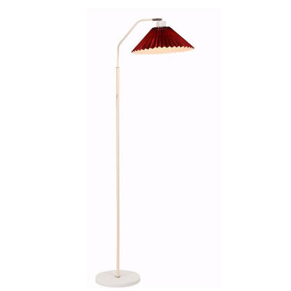Tall Standing Lamp with Fabric Shade 59 in Adjustable 3-Color Temperature Plug-in Light for Living Room Bedroom Corner Reading Scandinavian