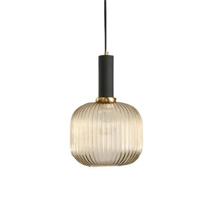 Tinted Glass Drop Ceiling Fixture E27 Socket 12 in Shade for Dining Room Kitchen Island Bar Lounge Adjustable Cord Scandinavian Inspired Hom