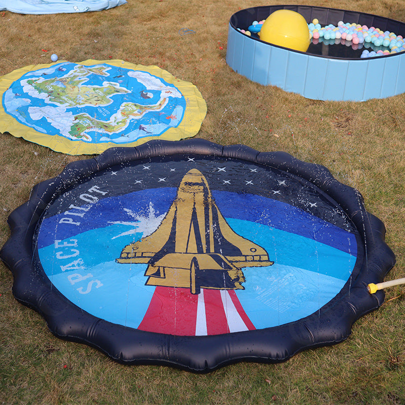 Ortekor Splash Fun | Water Play Mat with Integrated Spray System | Safe & Portable for Outdoor Fun