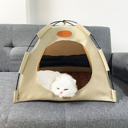 Cozy Cat Tent | Portable Cat Tent with Cooling Mat & Breathable Design for Ultimate Comfort