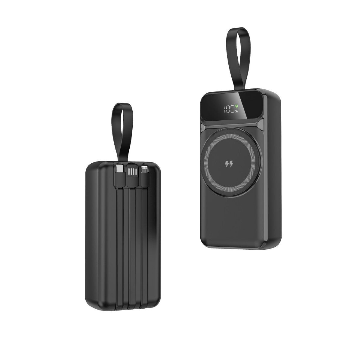 Portable Charger | Wireless Power Bank with Smart Charging & Digital Display | High Capacity for On-the-Go Convenience