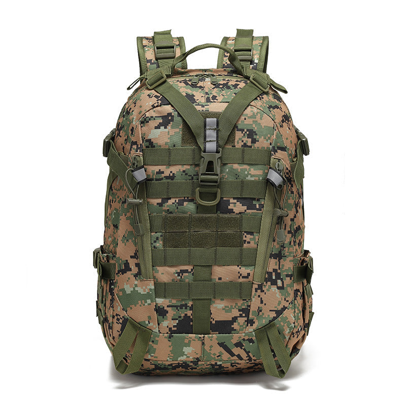 40L Tactical Backpack with Laptop Sleeve & MOLLE Webbing – Waterproof Hiking Daypack for Camping, Travel & Outdoor Adventures
