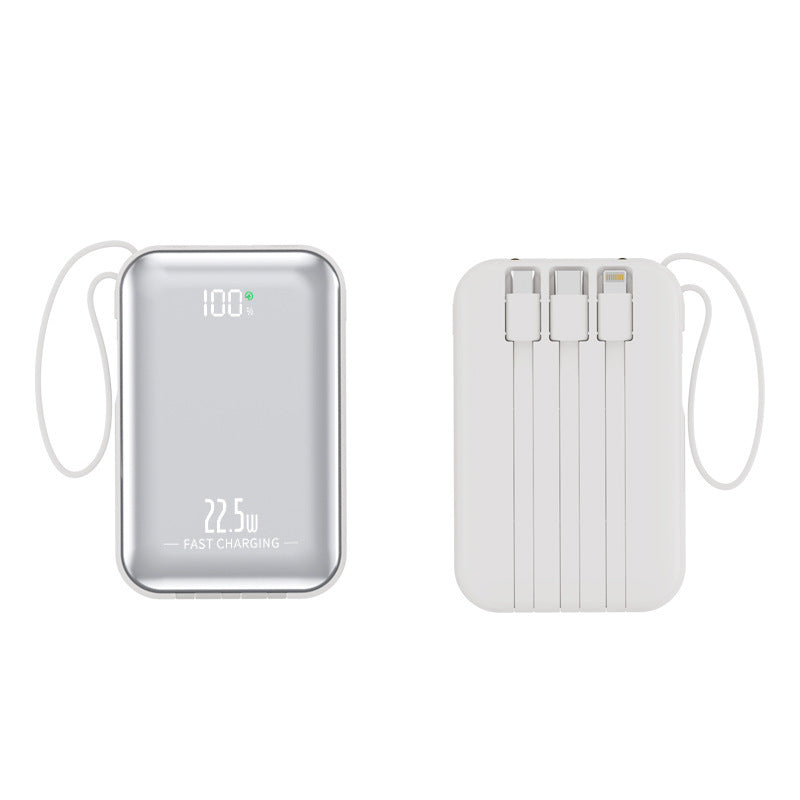 Ortekor Best Power Bank | Best Portable Charger with Fast Charging & Built-in Cables | Portable Power Bank for iPhone, Samsung & Android