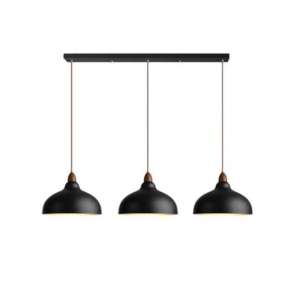 Adjustable Height Ceiling Fixture Wood & Metal Shade 14 Inch Beige for Dining Room Kitchen Island Living Room Entryway E27 Socket 220-240V
