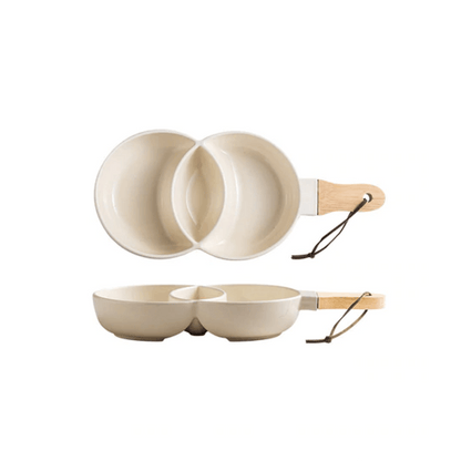 Venn Ceramic Snack Plate