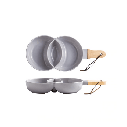 Venn Ceramic Snack Plate