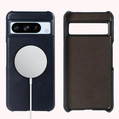 Protective Leather Phone Case for Google Pixel 11, 10, 9, 8 & 7 Series – Waxed Full-Grain Construction with Anti-Fingerprint Coating
