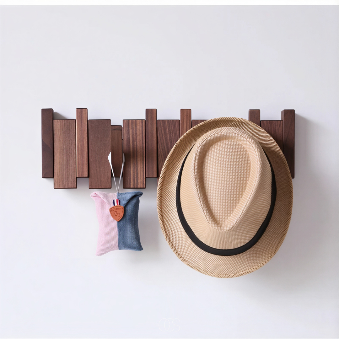 OAKRHYTHM – Piano-Style Coat Rack for Stylish Wall Storage