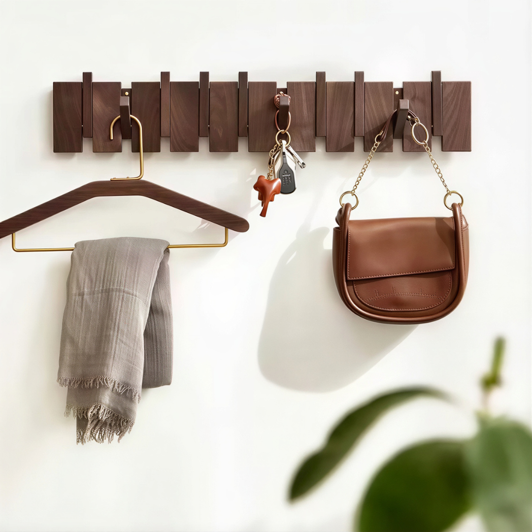 OAKRHYTHM – Piano-Style Coat Rack for Stylish Wall Storage