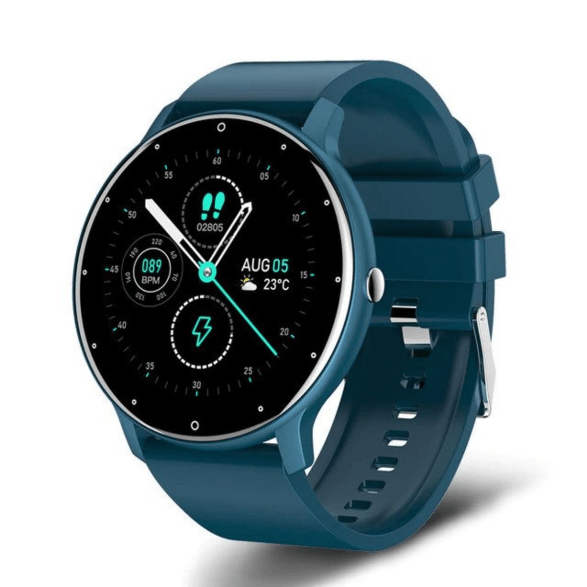 Fitness Smartwatch with Heart Rate Monitor, Call & Text Alerts, Bluetooth Activity Tracker for iPhone & Android
