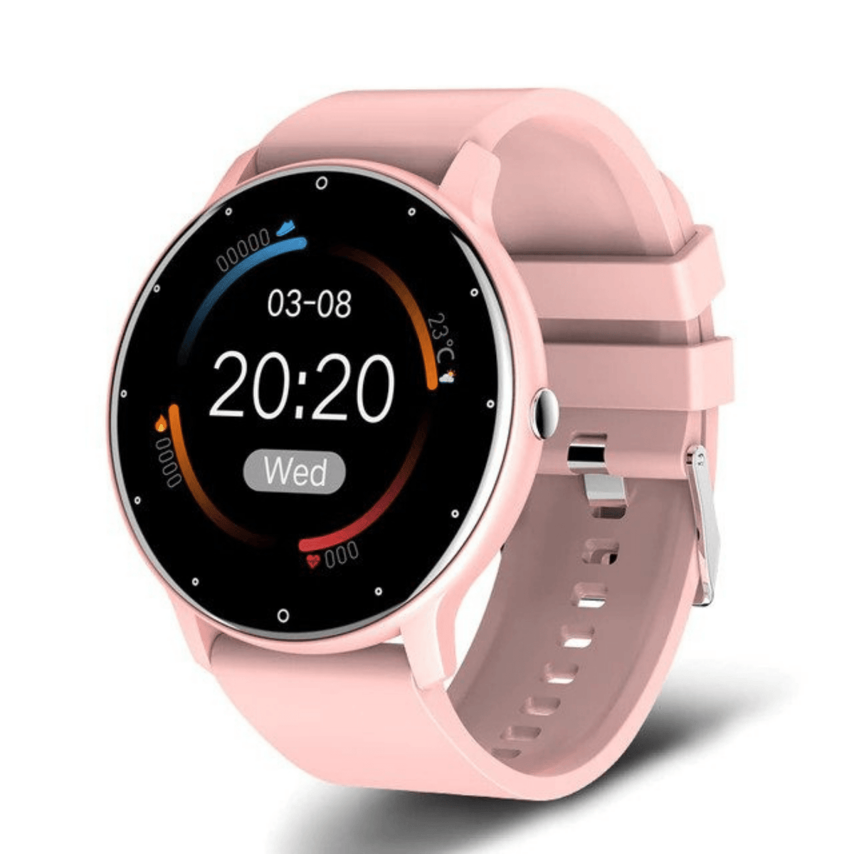 Fitness Tracker Smartwatch with Heart Rate Monitor, Activity Tracking & Bluetooth Connectivity for iPhone Android | Health Monitor Watch