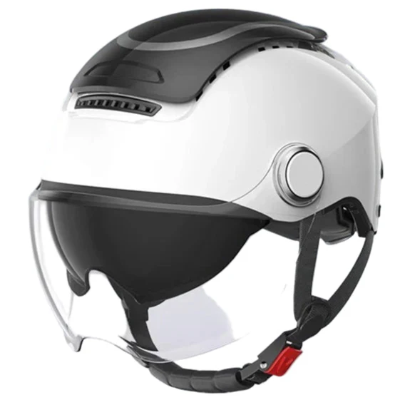 Open Face Motorcycle Helmet with Dual Lenses & Breathable Design | Lightweight Comfort for Summer Rides