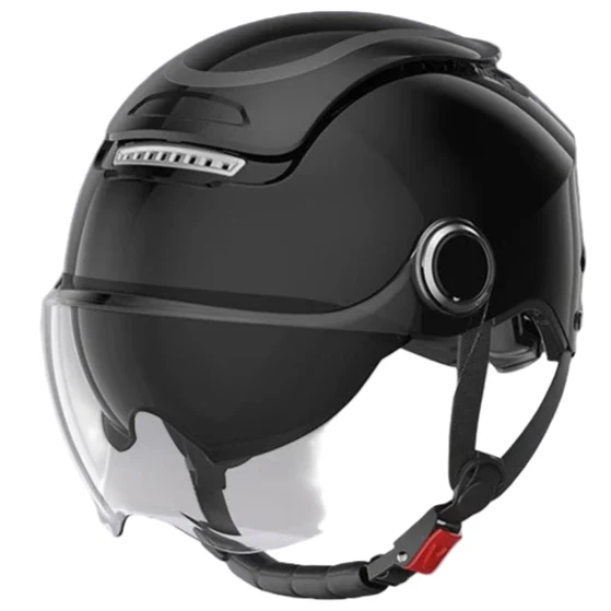 Open Face Motorcycle Helmet with Dual Lenses & Breathable Design | Lightweight Comfort for Summer Rides
