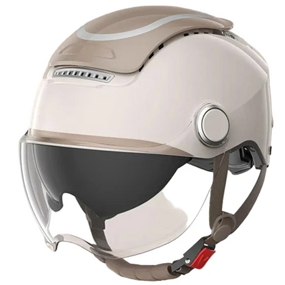 Open Face Motorcycle Helmet with Dual Lenses & Breathable Design | Lightweight Comfort for Summer Rides