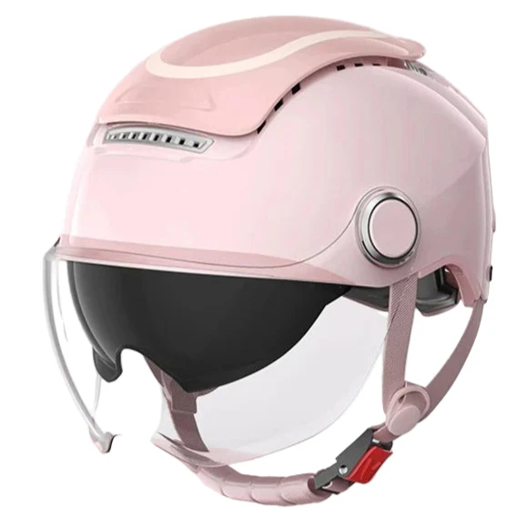 Open Face Motorcycle Helmet with Dual Lenses & Breathable Design | Lightweight Comfort for Summer Rides
