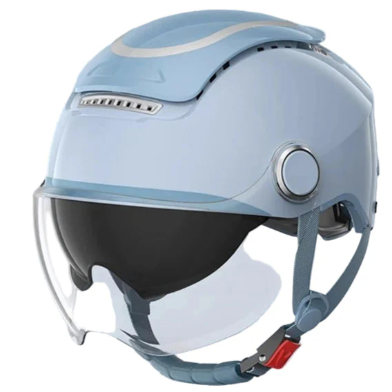 Open Face Motorcycle Helmet with Dual Lenses & Breathable Design | Lightweight Comfort for Summer Rides