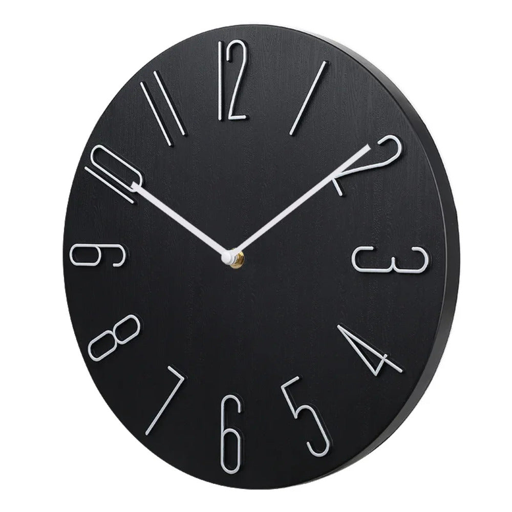 8-Inch Round Silent Wall Clock Pink Quiet Non-Ticking Timepiece Battery Operated Modern Minimalist Design for Bedroom Office Living Room Hal