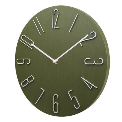 8-Inch Round Silent Wall Clock Pink Quiet Non-Ticking Timepiece Battery Operated Modern Minimalist Design for Bedroom Office Living Room Hal