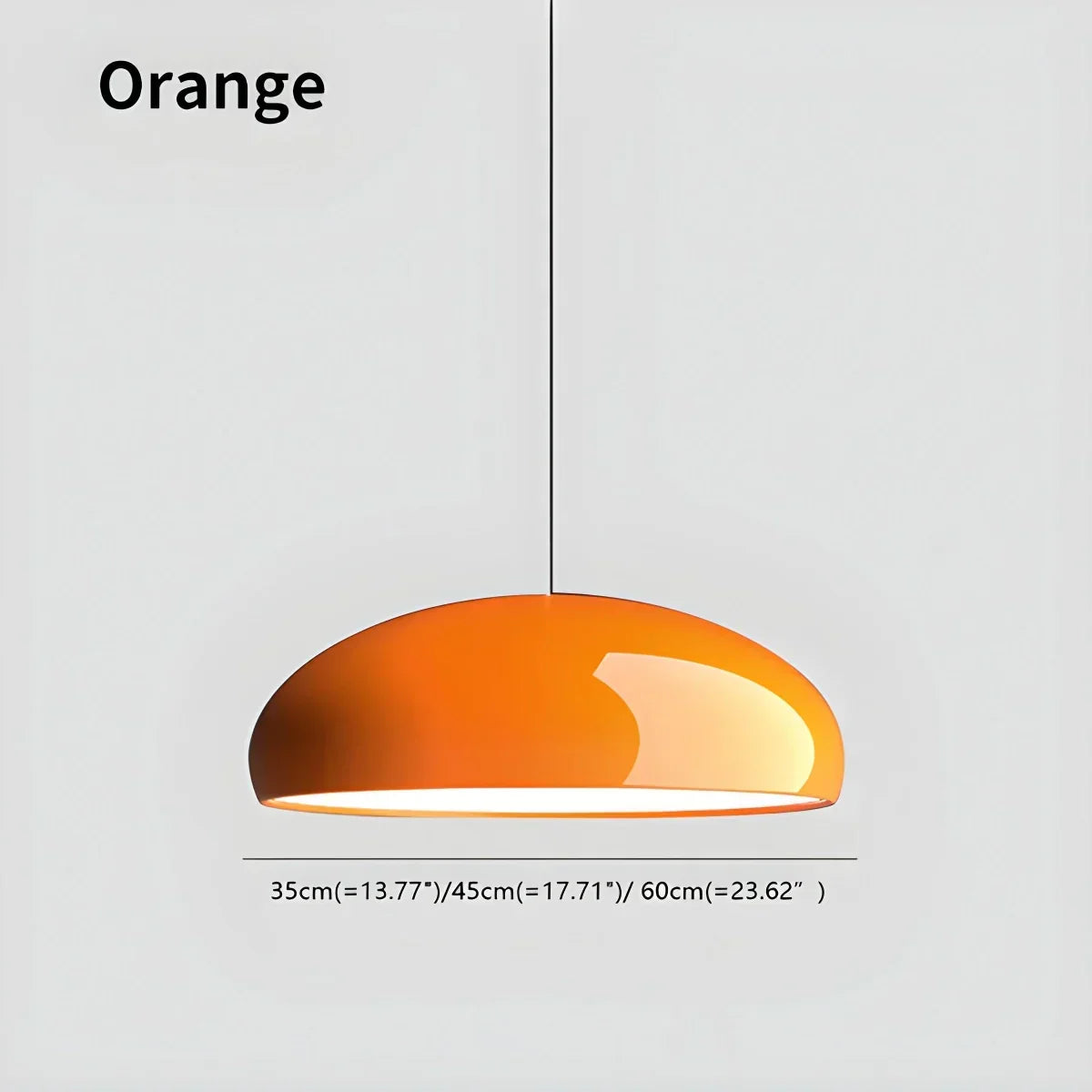 LED Overhead Fixture with Switchable Light Modes for Kitchen Islands, Dining Rooms & Open Living Spaces – Glossy Metal Round Ceiling Lamp in