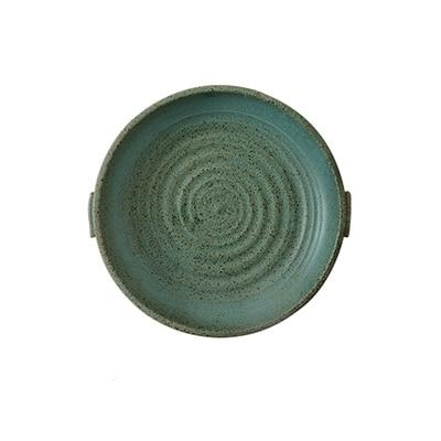 Organic Stoneware Dinnerware Set – Vintage Aged Design in Earthy Tones