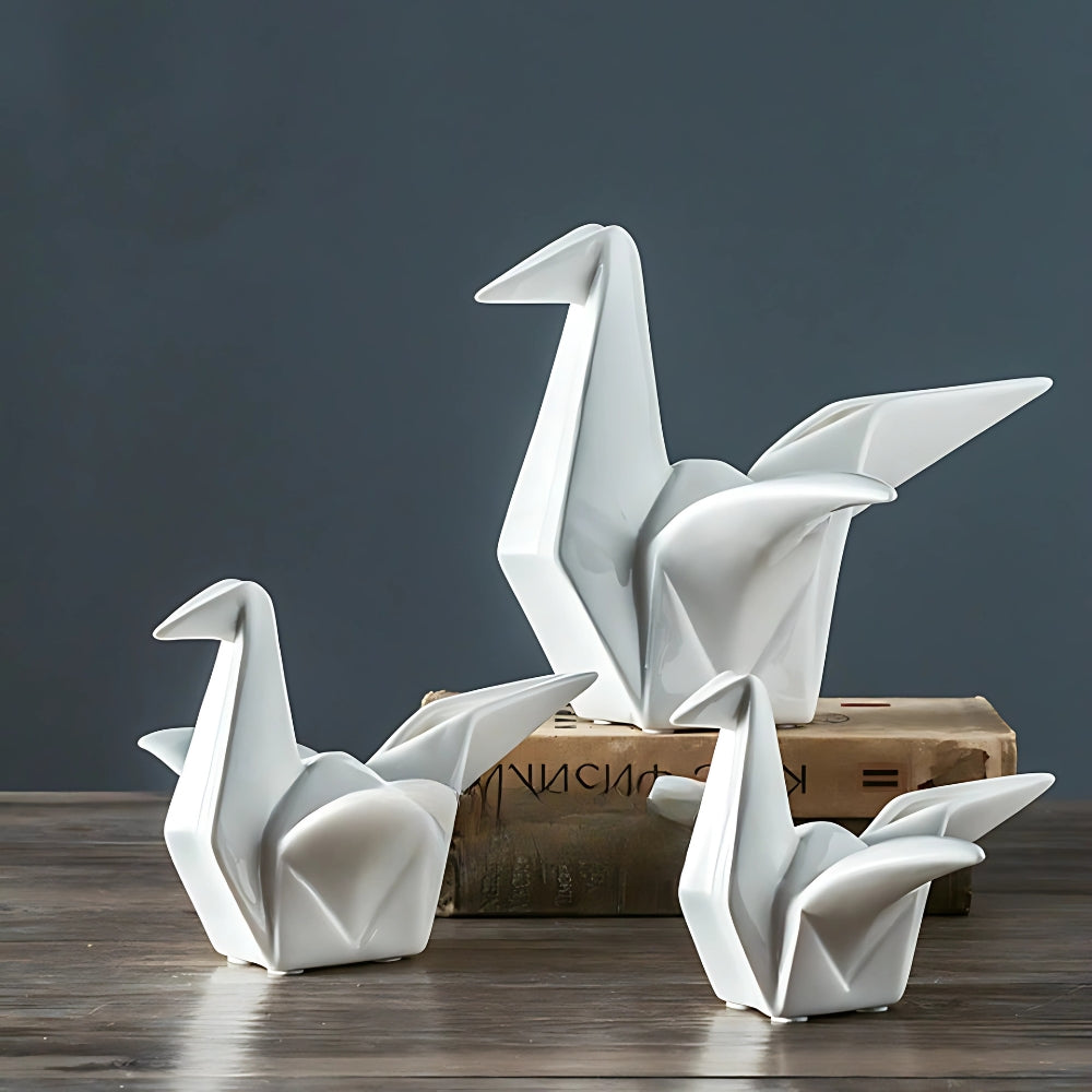 Oriana Bird Sculpture - Premium Ceramic, Minimalist Design