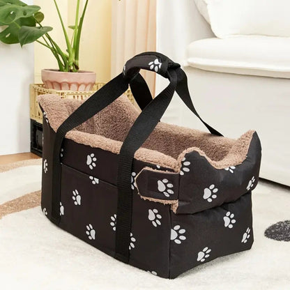 Oriana Travel Pet Bed - Durable Oxford Fabric, Adjustable Safety Straps