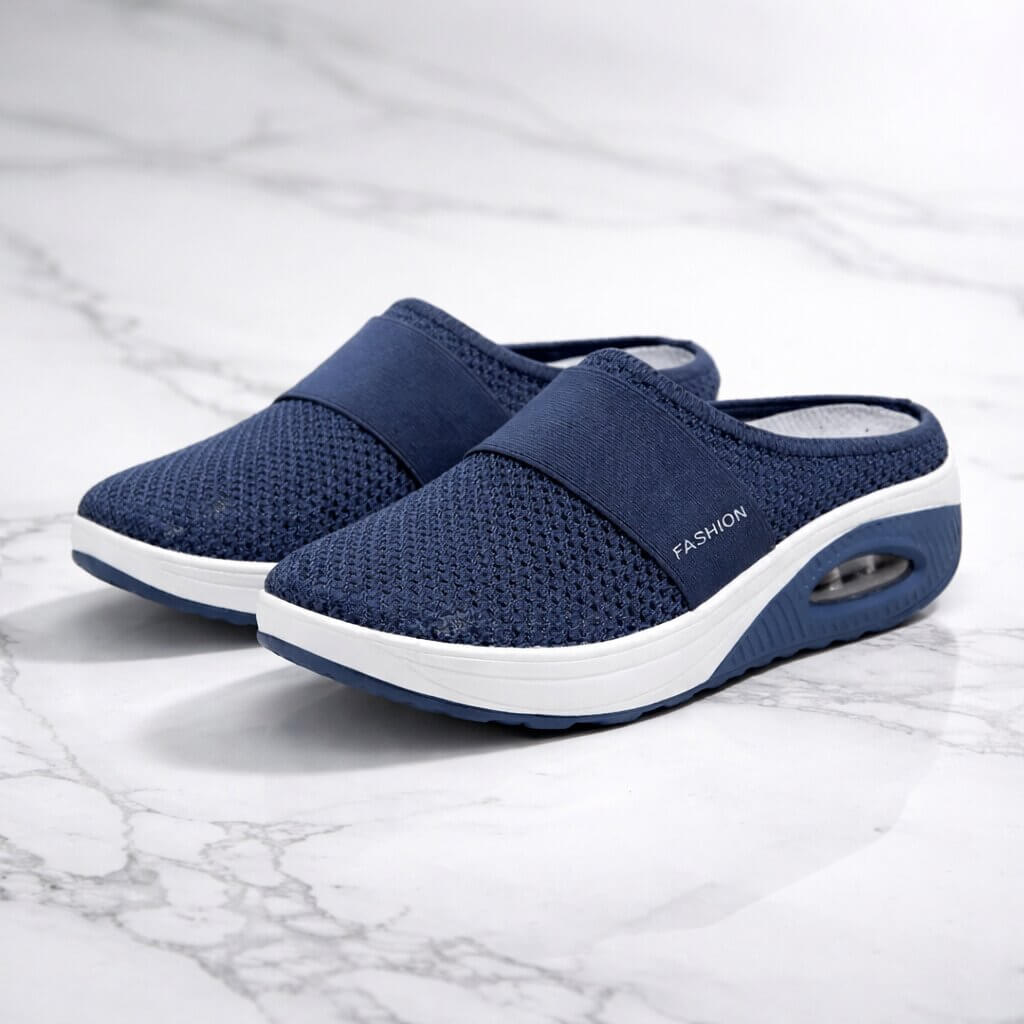 Cozy Mesh Slippers for Daily Comfort - Supportive Indoor Footwear