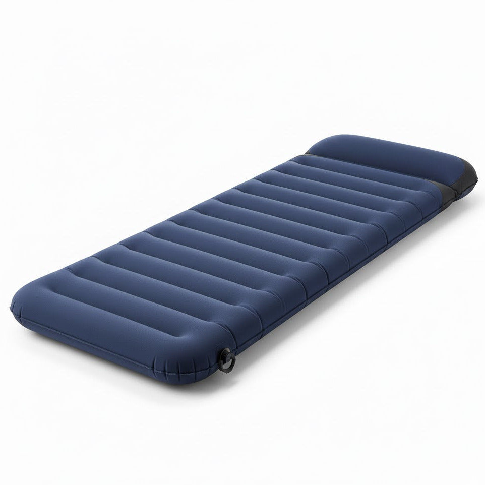 Outdoor Comfort | Inflatable Camping Mattress with Reinforced Fabric | Portable Sleeping Solution for Adventurers