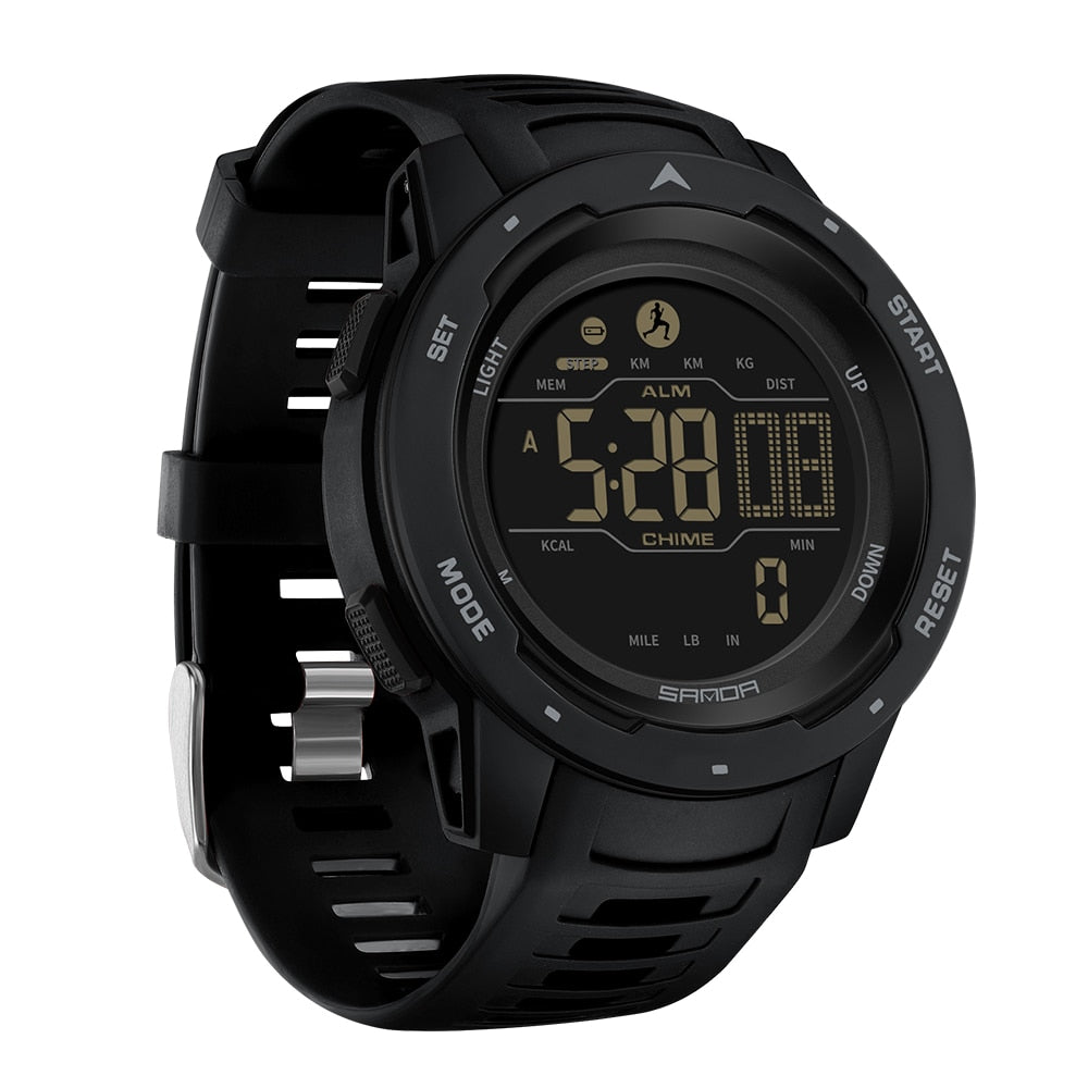 Outdoor Explorer | Digital Step Counter Watch with Waterproof Design | Ideal for Fitness Tracking