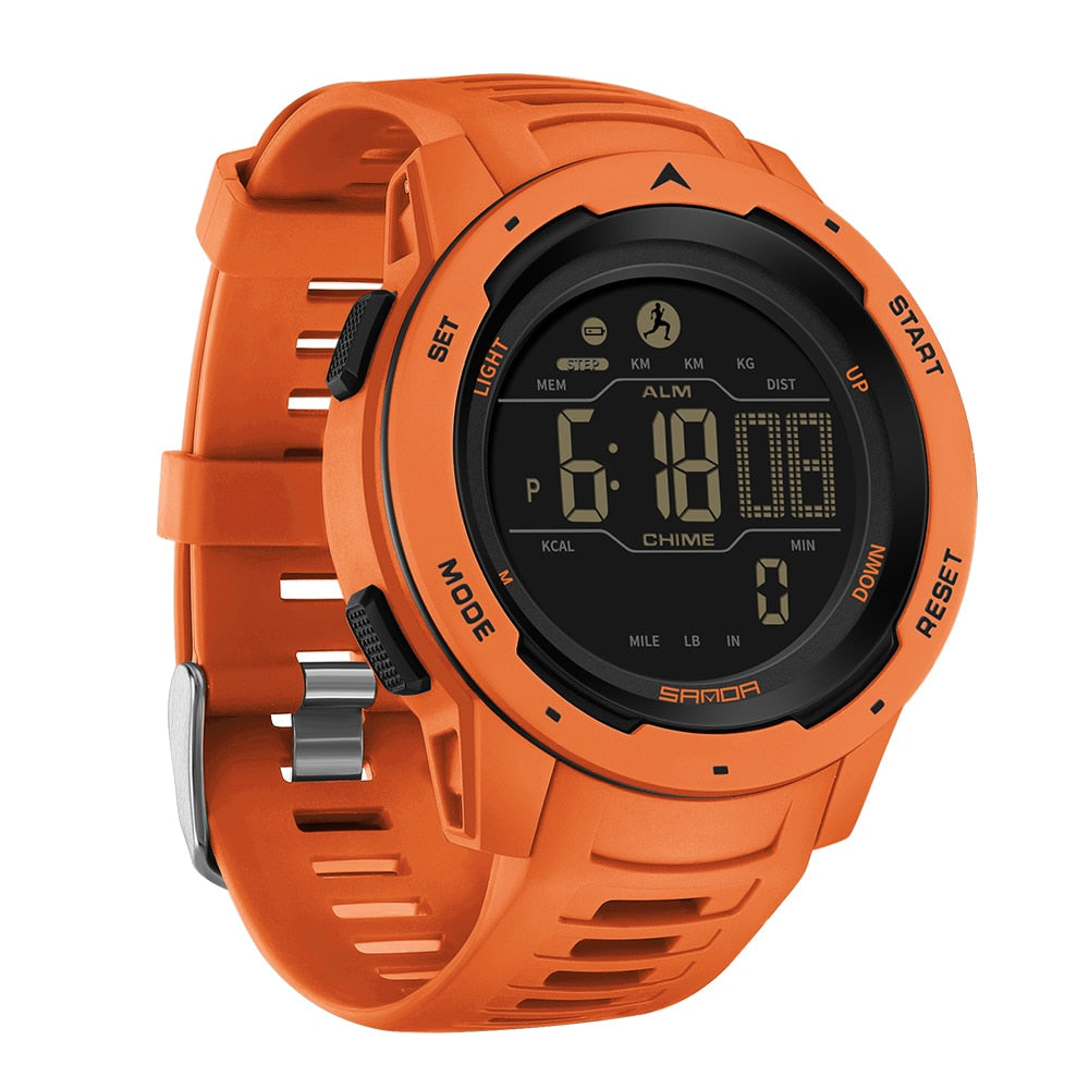 Outdoor Explorer | Digital Step Counter Watch with Waterproof Design | Ideal for Fitness Tracking