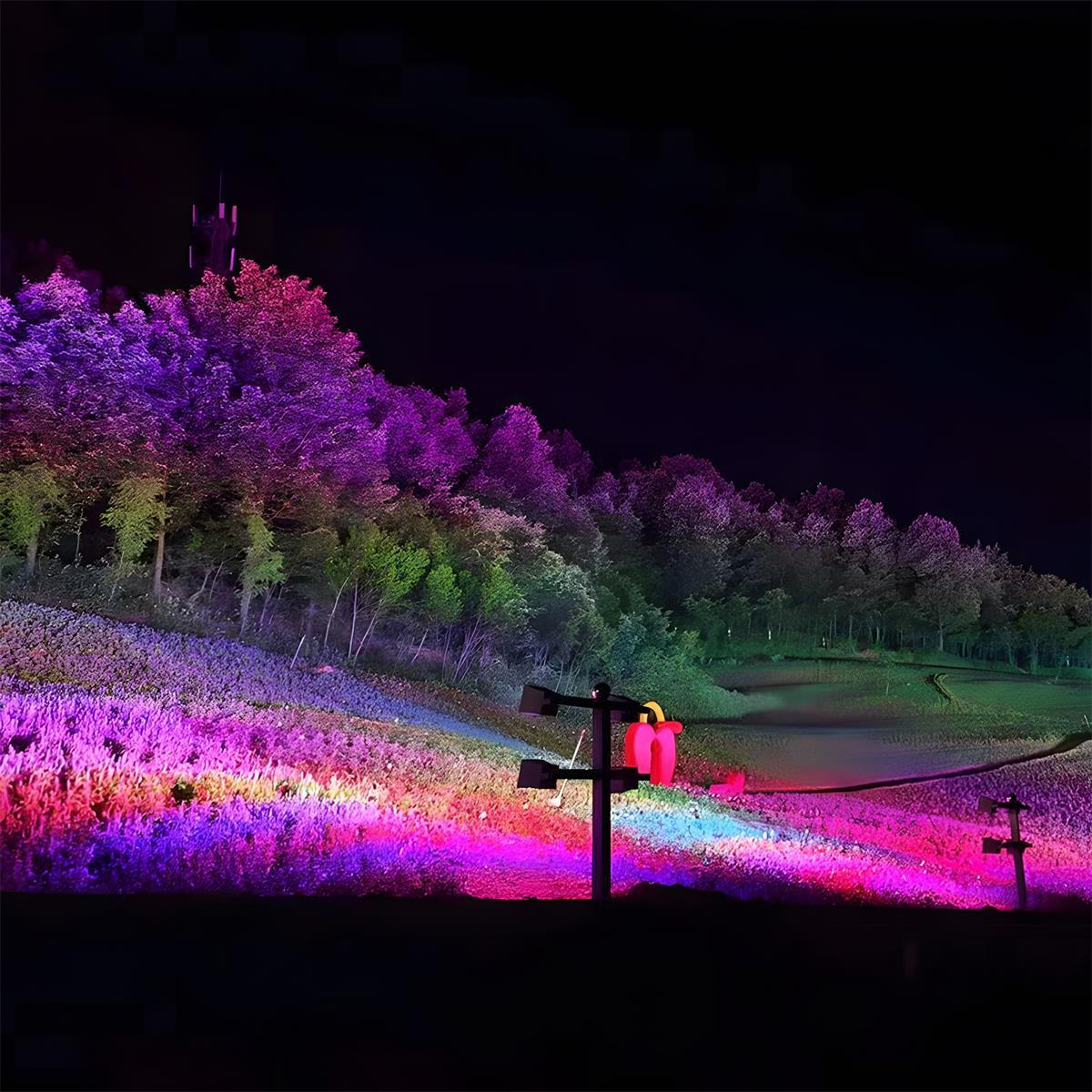 Outdoor Landscape Spot Light | Waterproof RGB LED with Adjustable Power Options | Ideal for Garden and Patio Illumination