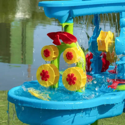 Outdoor Play Table | All-in-One Sand and Water Table with Multi-Section Design | Engaging Play for Kids