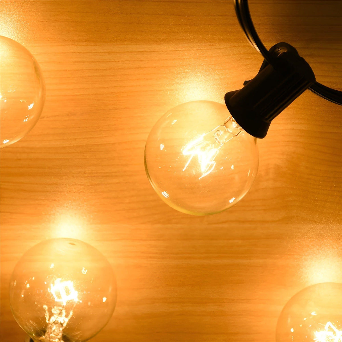 Outdoor String Lights | LED Ball Design with Waterproof Features | Energy-Efficient Patio Lights for Versatile Ambiance