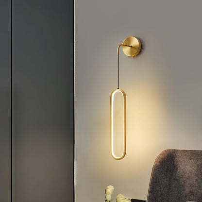 Vertical LED Sconce Light 27 Inch Contemporary Adjustable Color Temperature Fixture for Hallways Bedrooms Living Rooms Modern Acrylic Shade
