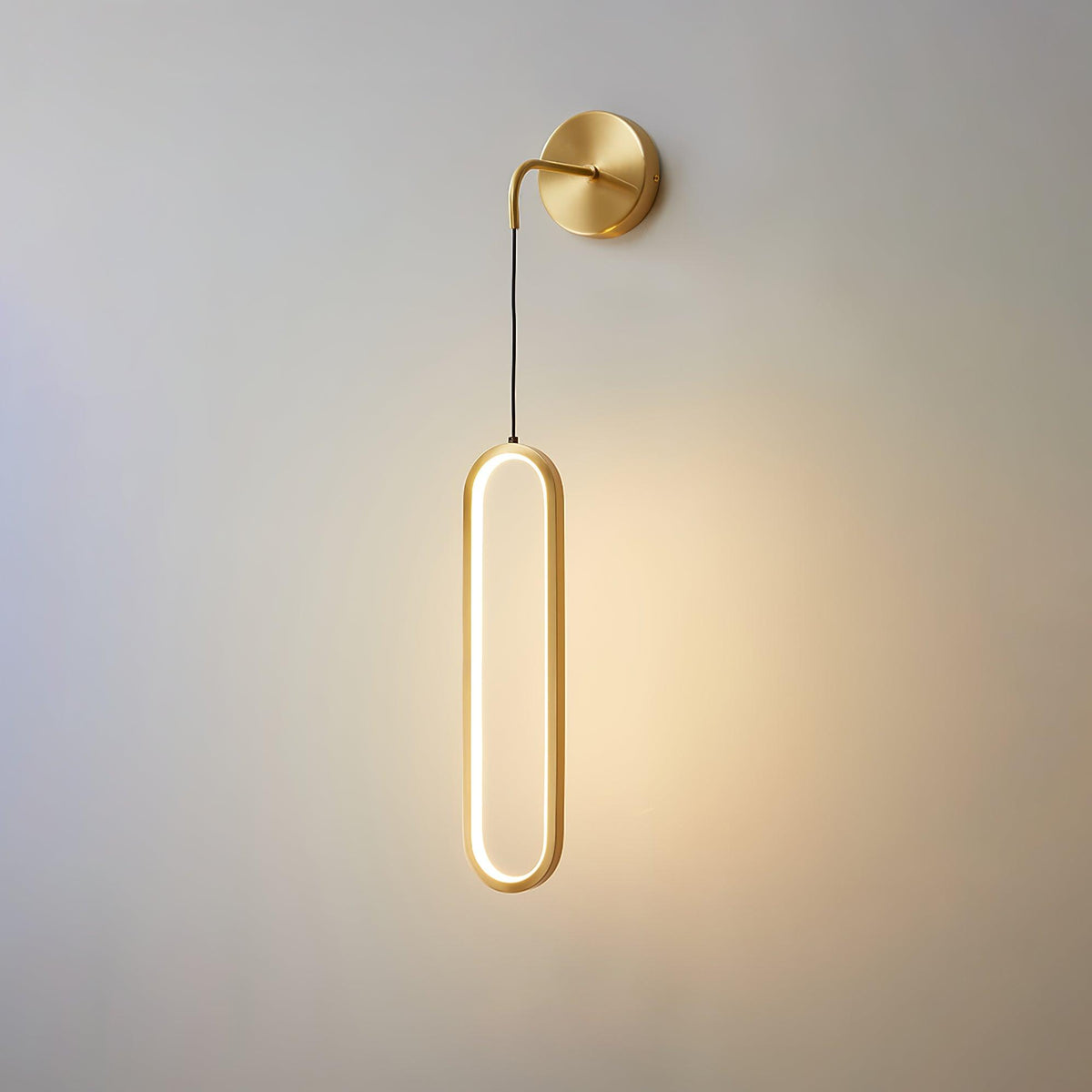 Vertical LED Sconce Light 27 Inch Contemporary Adjustable Color Temperature Fixture for Hallways Bedrooms Living Rooms Modern Acrylic Shade