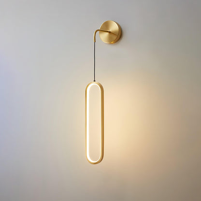 Vertical LED Sconce Light 27 Inch Contemporary Adjustable Color Temperature Fixture for Hallways Bedrooms Living Rooms Modern Acrylic Shade
