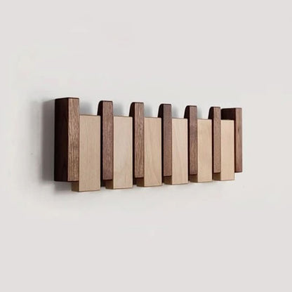 KEYNEST – Wall Mounted Coat Rack Folding Hook Organizer