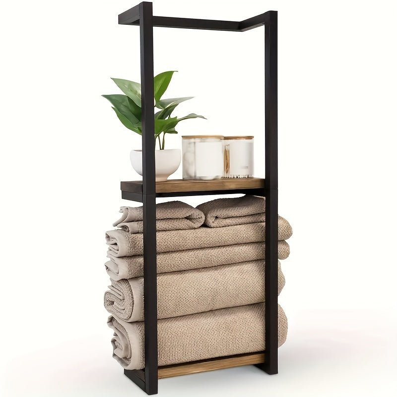 Sleek Stainless Steel Wall Towel Rack for Modern Bathrooms