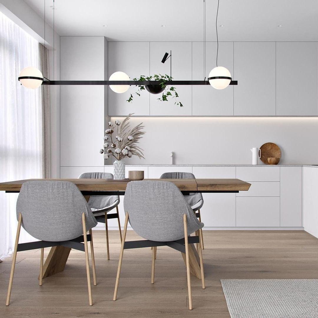 Spherical LED Hanging Fixture for Kitchen Island & Dining Area – Adjustable Height Black Metal Pendant with Dual-Tone Lighting, 8.7 in Acryl