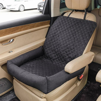 Pawmodo | Waterproof Dog Car Seat Cover with Anti-Soil Protection | Portable Travel Bed for Small & Medium Dogs